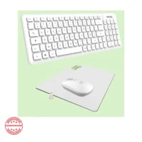 Clavier & Souris sans Fil avec Tapis