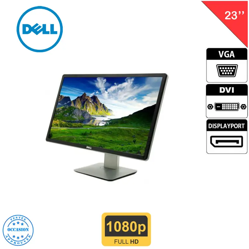 Écran Dell P2314H – 23 pouces Full HD IPS, ergonomique et professionnel